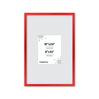 The Attention Grabber Red Picture Frame