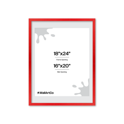 The Attention Grabber Red Picture Frame