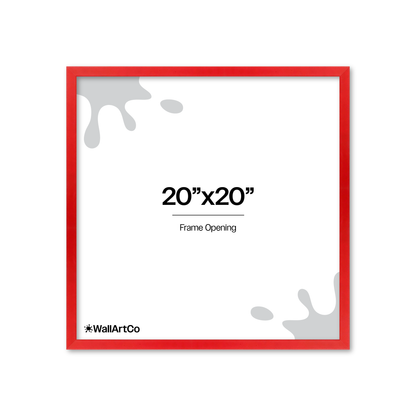 The Attention Grabber Red Picture Frame