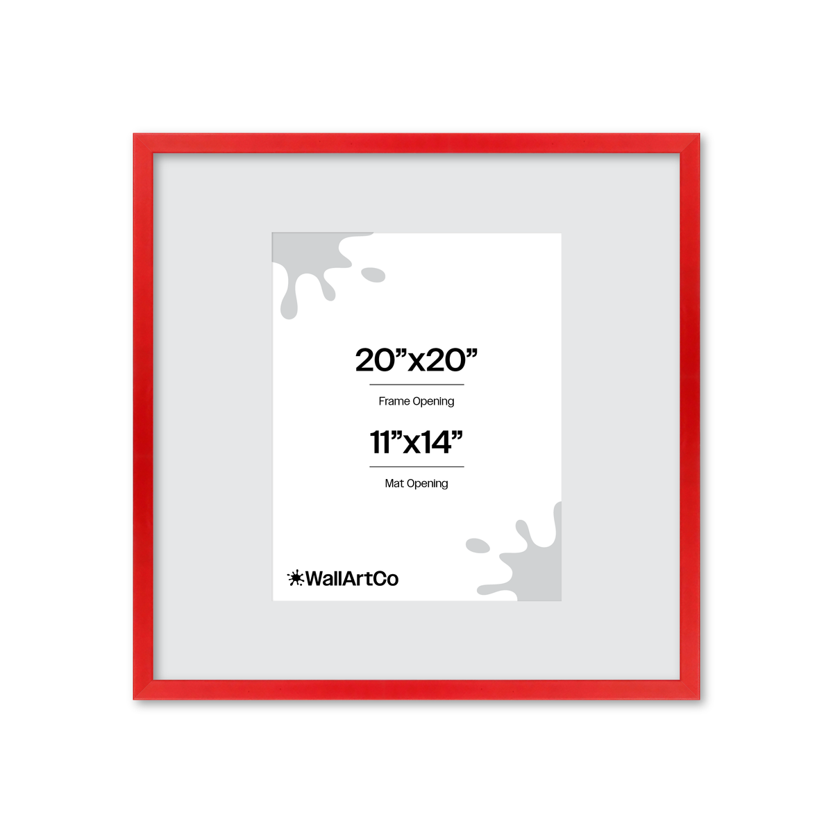 The Attention Grabber Red Picture Frame