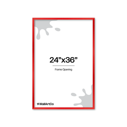 The Attention Grabber Red Picture Frame