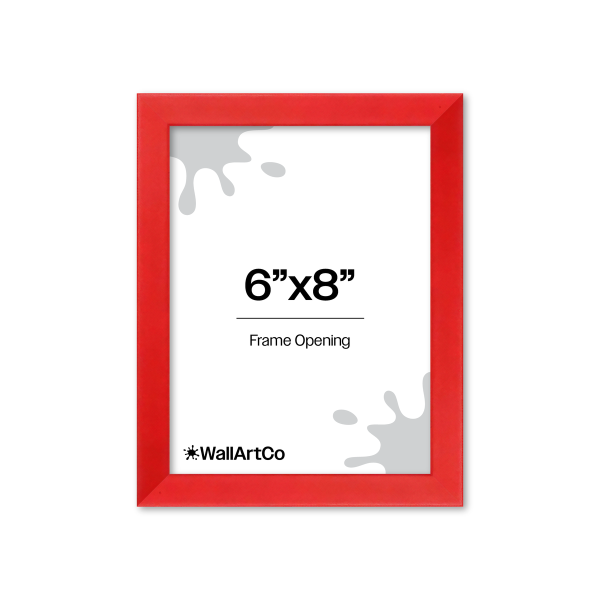 The Attention Grabber Red Picture Frame