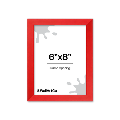 The Attention Grabber Red Picture Frame