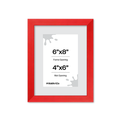The Attention Grabber Red Picture Frame
