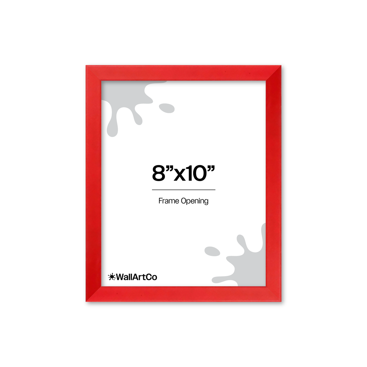 The Attention Grabber Red Picture Frame