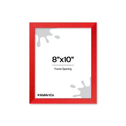 The Attention Grabber Red Picture Frame