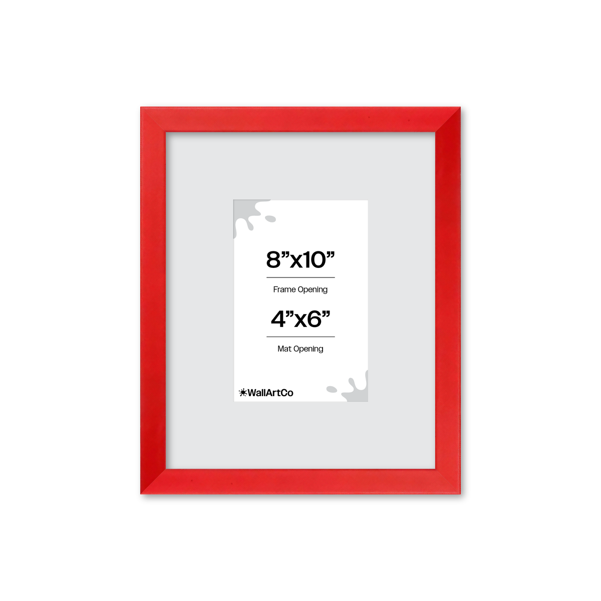 The Attention Grabber Red Picture Frame