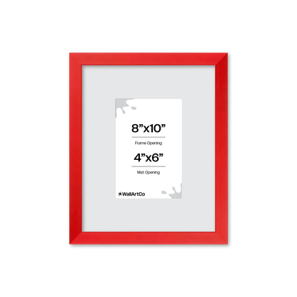 The Attention Grabber Red Picture Frame