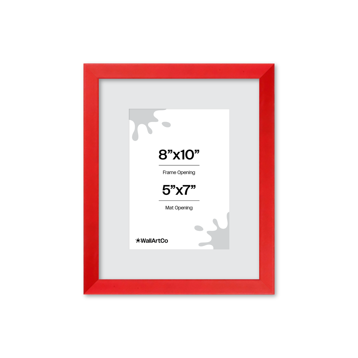 The Attention Grabber Red Picture Frame