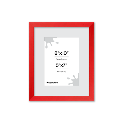 The Attention Grabber Red Picture Frame