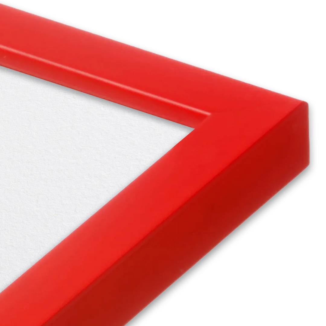 The Attention Grabber Red Picture Frame