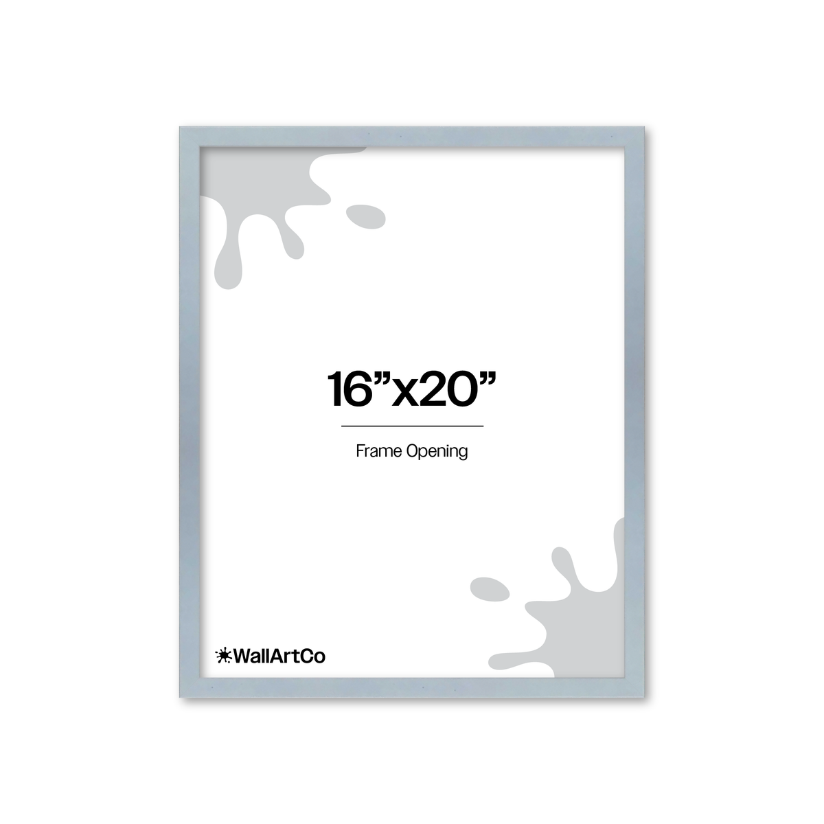 The Attention Grabber Light Blue Picture Frame