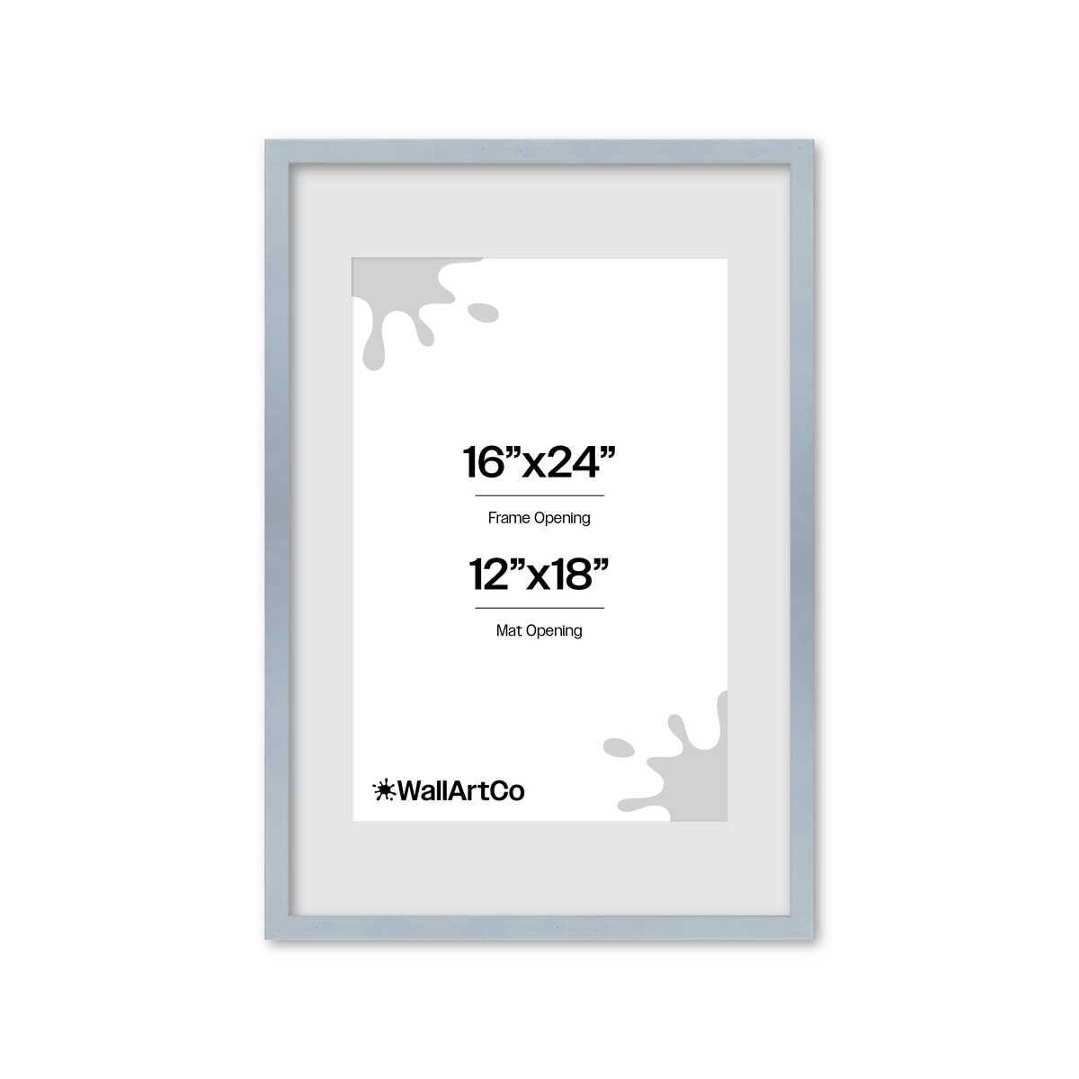 The Attention Grabber Light Blue Picture Frame