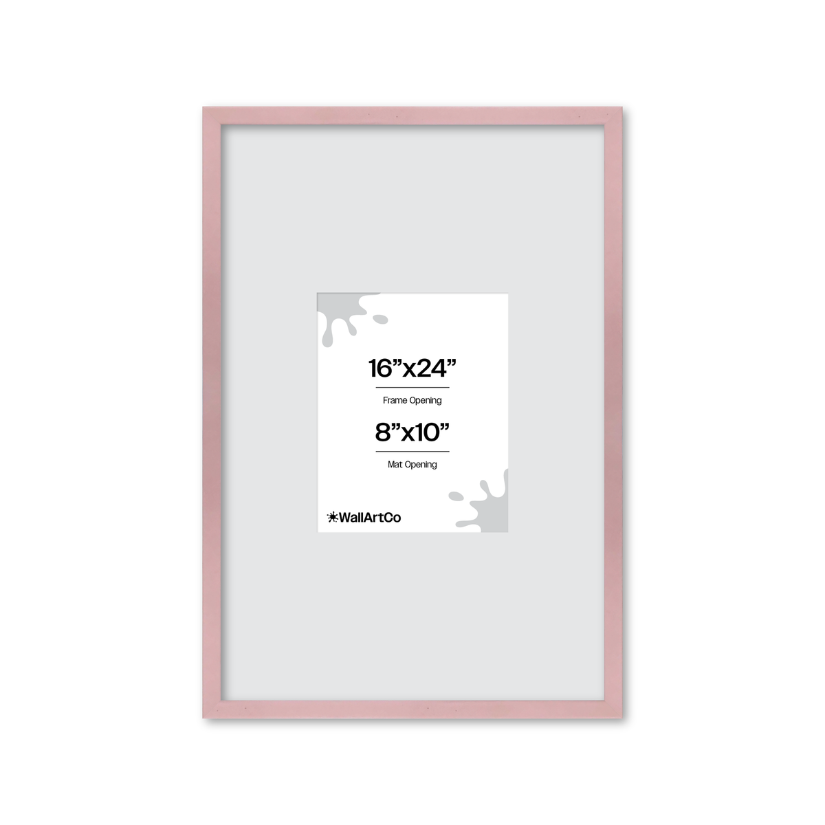 The Attention Grabber Pink Picture Frame