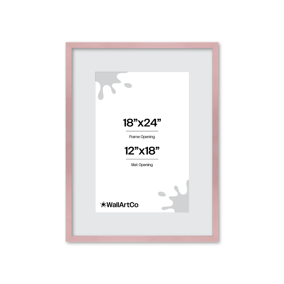 The Attention Grabber Pink Picture Frame