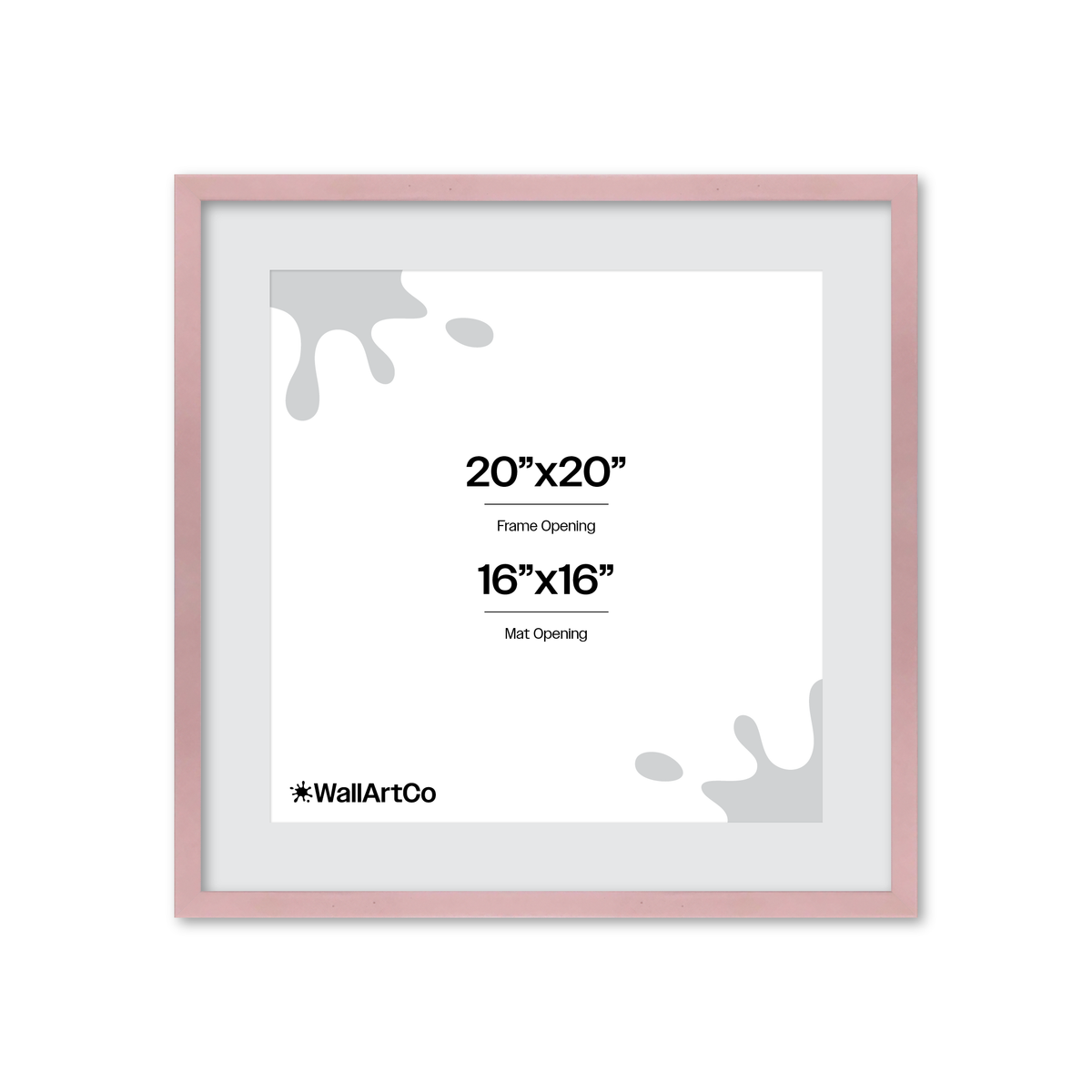 The Attention Grabber Pink Picture Frame