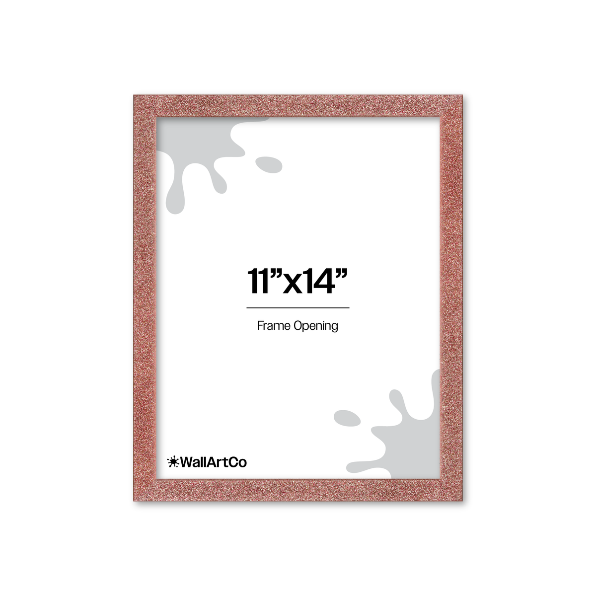 The Little Luxe - Pink Glitter Picture Frame
