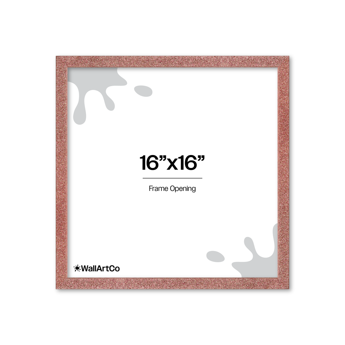 The Little Luxe - Pink Glitter Picture Frame