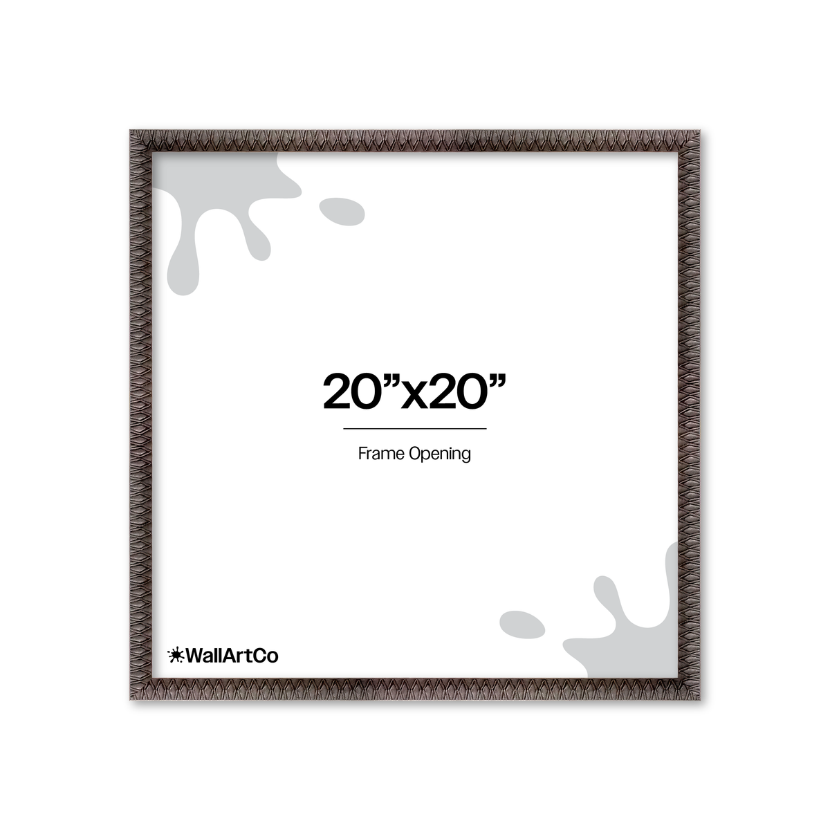 Front of picture frame