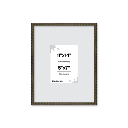 The Quiet Drama Black Picture Frame