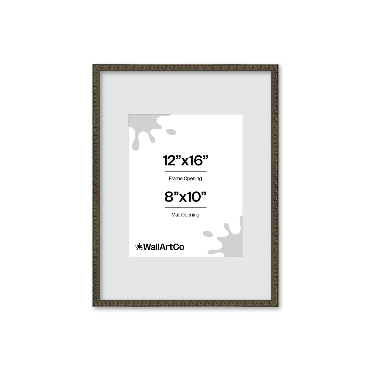 The Quiet Drama Black Picture Frame