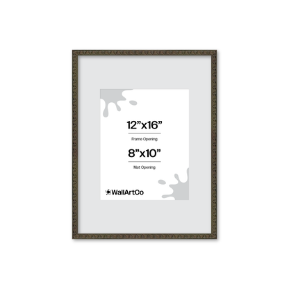 The Quiet Drama Black Picture Frame