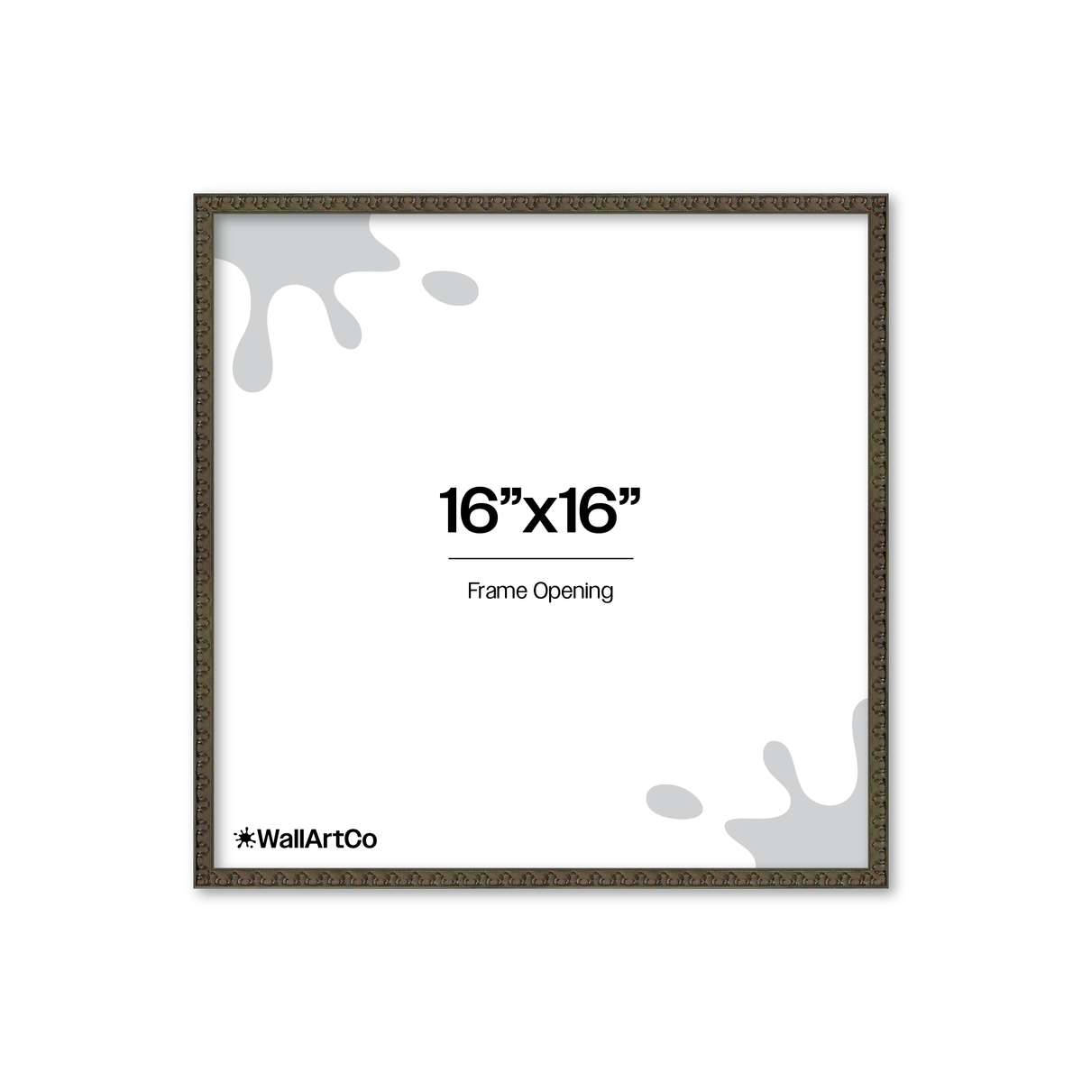 The Quiet Drama Black Picture Frame