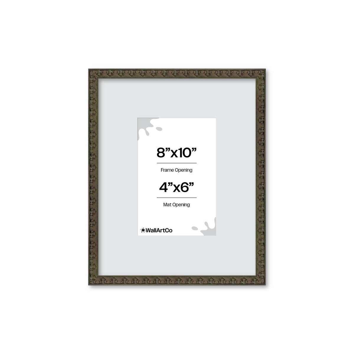 The Quiet Drama Black Picture Frame