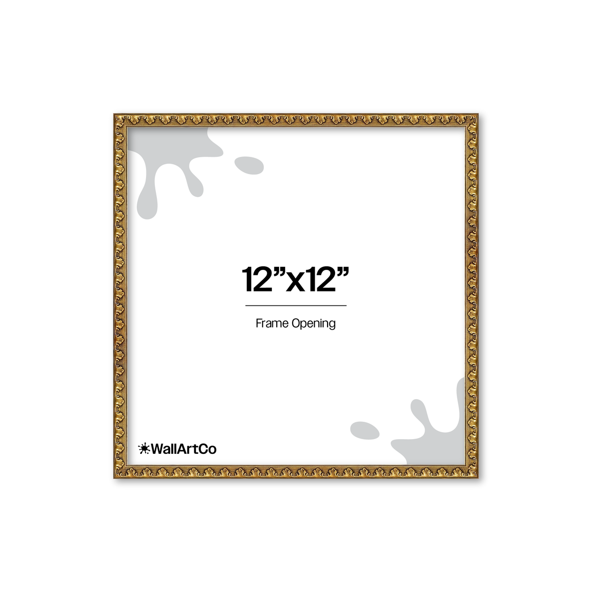 The Quiet Drama Bronze Picture Frame