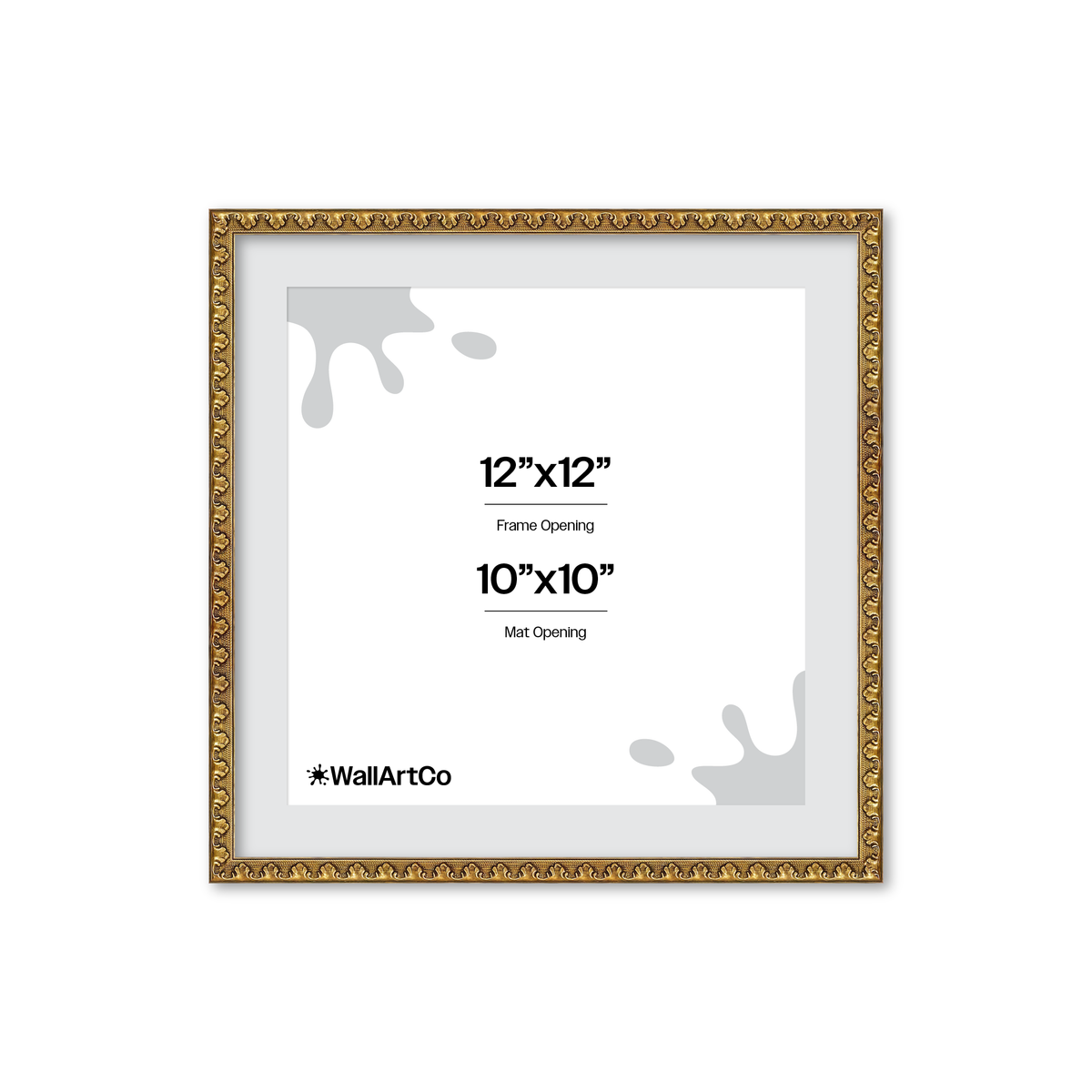 The Quiet Drama Bronze Picture Frame