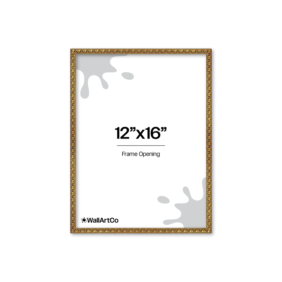 The Quiet Drama Bronze Picture Frame