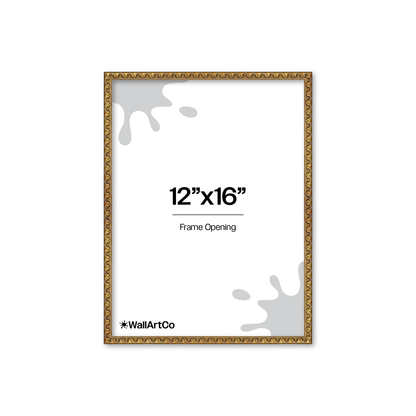 The Quiet Drama Bronze Picture Frame