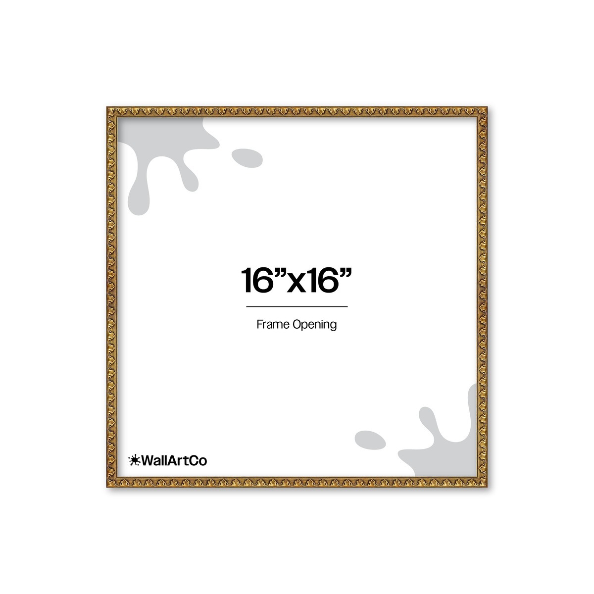 The Quiet Drama Bronze Picture Frame