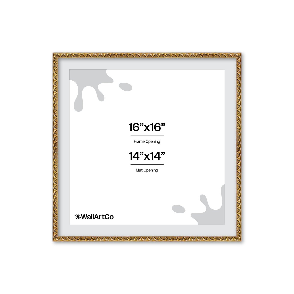 The Quiet Drama Bronze Picture Frame