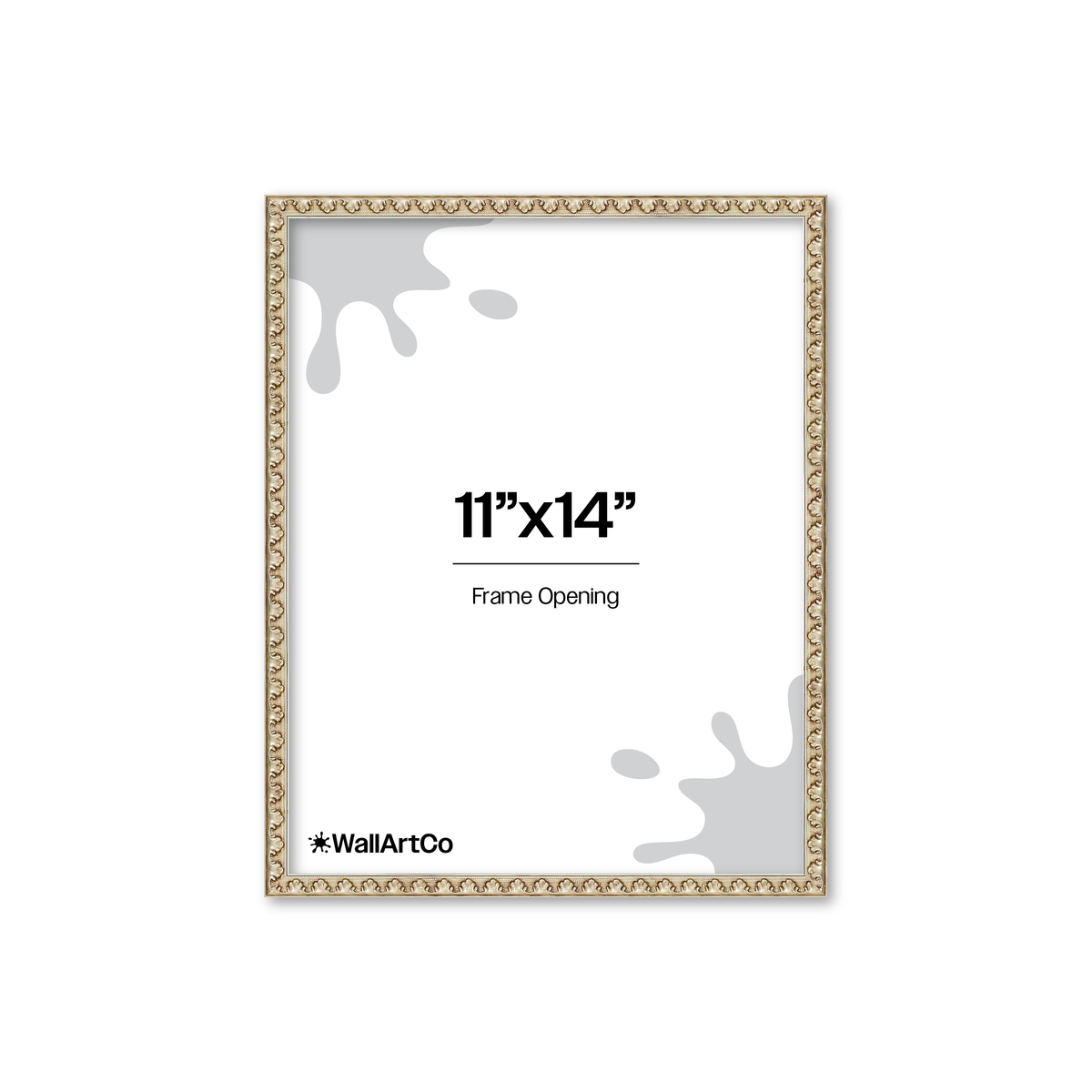 The Quiet Drama Silver Picture Frame