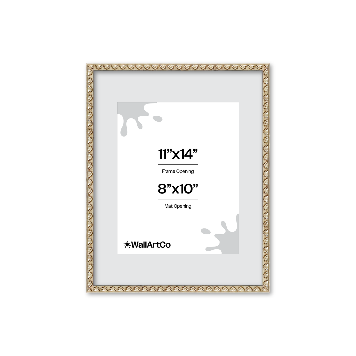 The Quiet Drama Silver Picture Frame