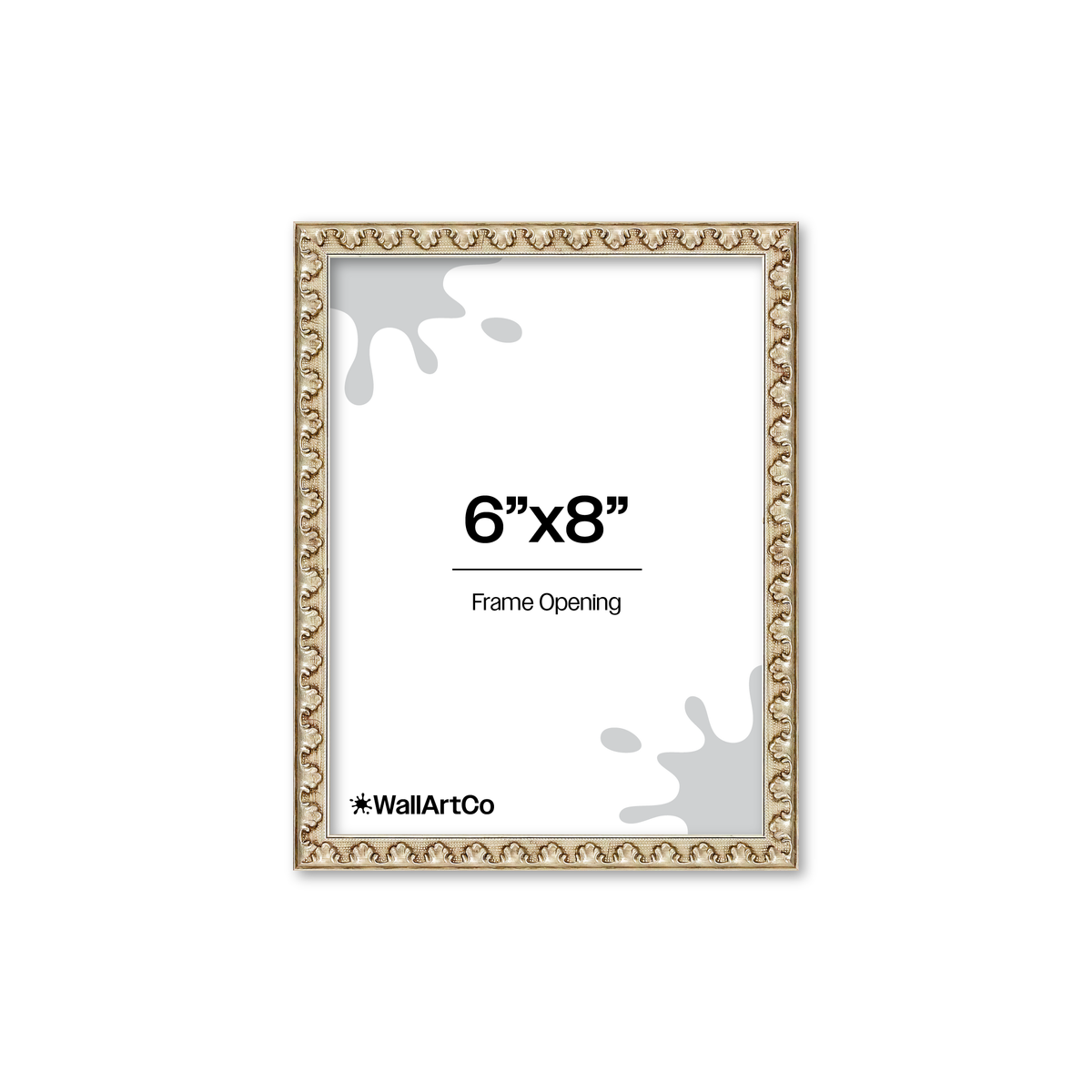 The Quiet Drama Silver Picture Frame
