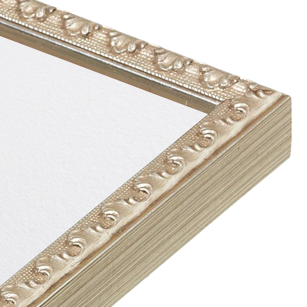The Quiet Drama Silver Picture Frame