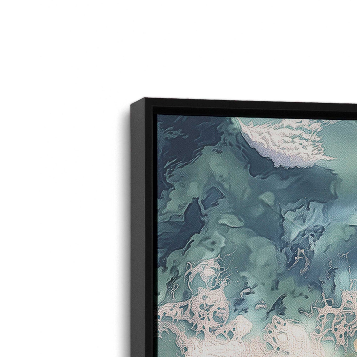 [Color:Satin Black], Picture of the corner of the art