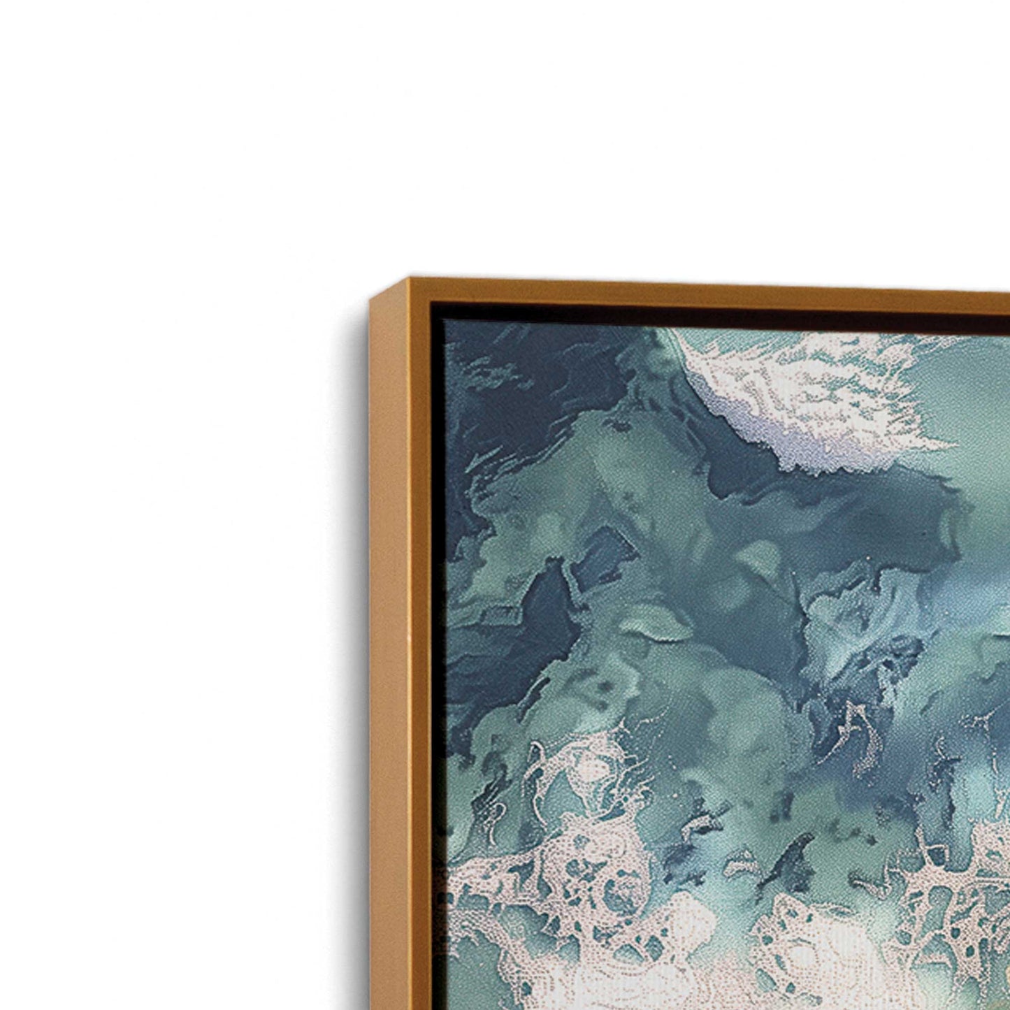 [Color:Polished Gold], Picture of the corner of the art