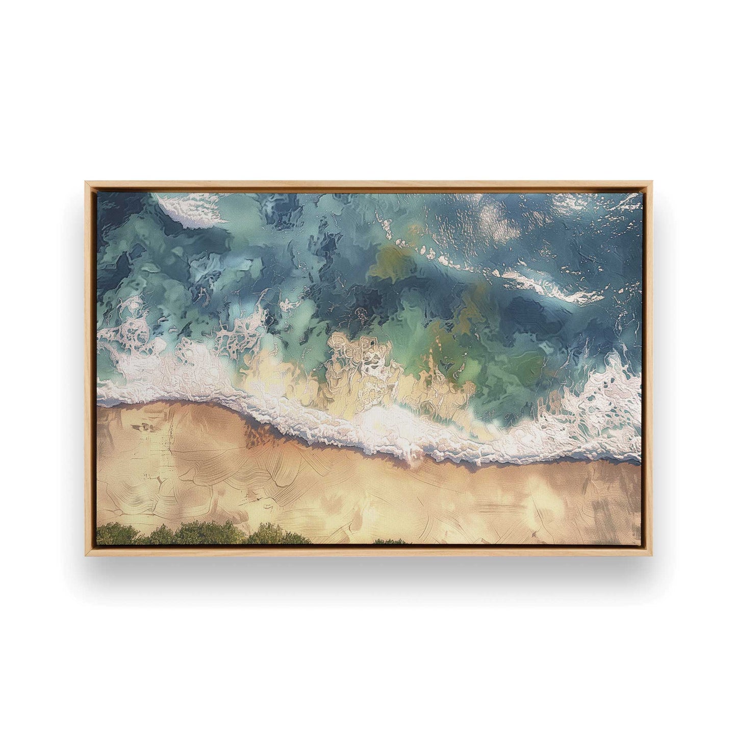 [Color:American Maple], Picture of art in a American Maple frame