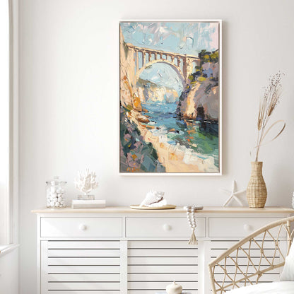 Bridge to the Coast Canvas Print