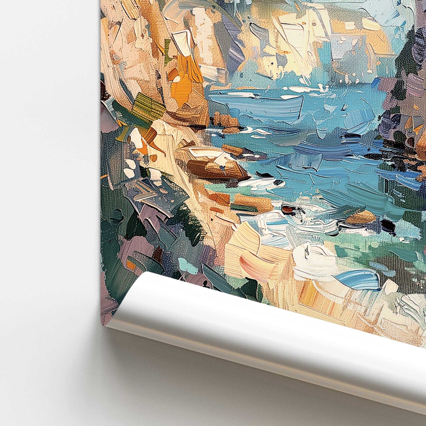 [color:Rolled Print], Picture of close up of art