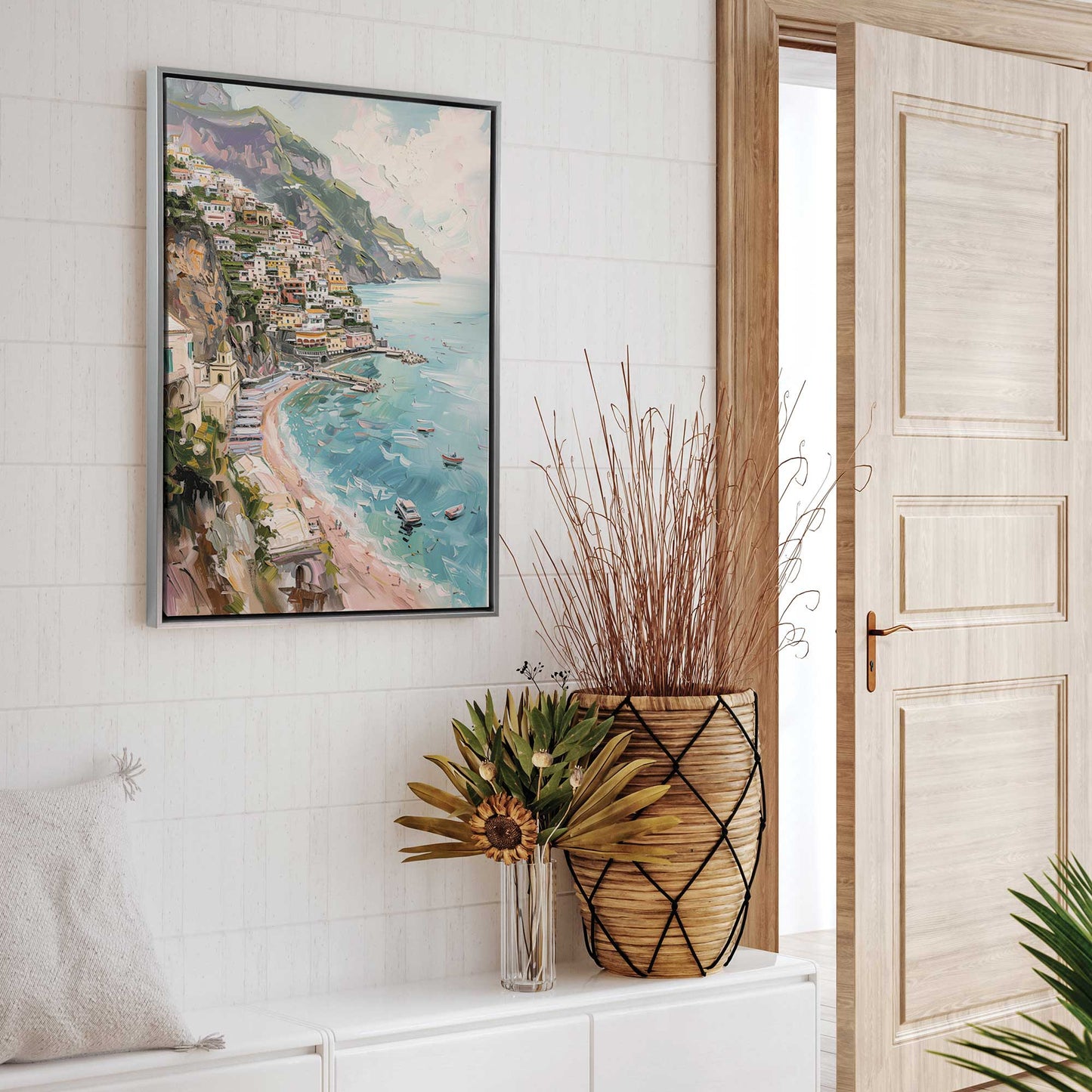 Dreamy Amalfi Coastline Canvas Print