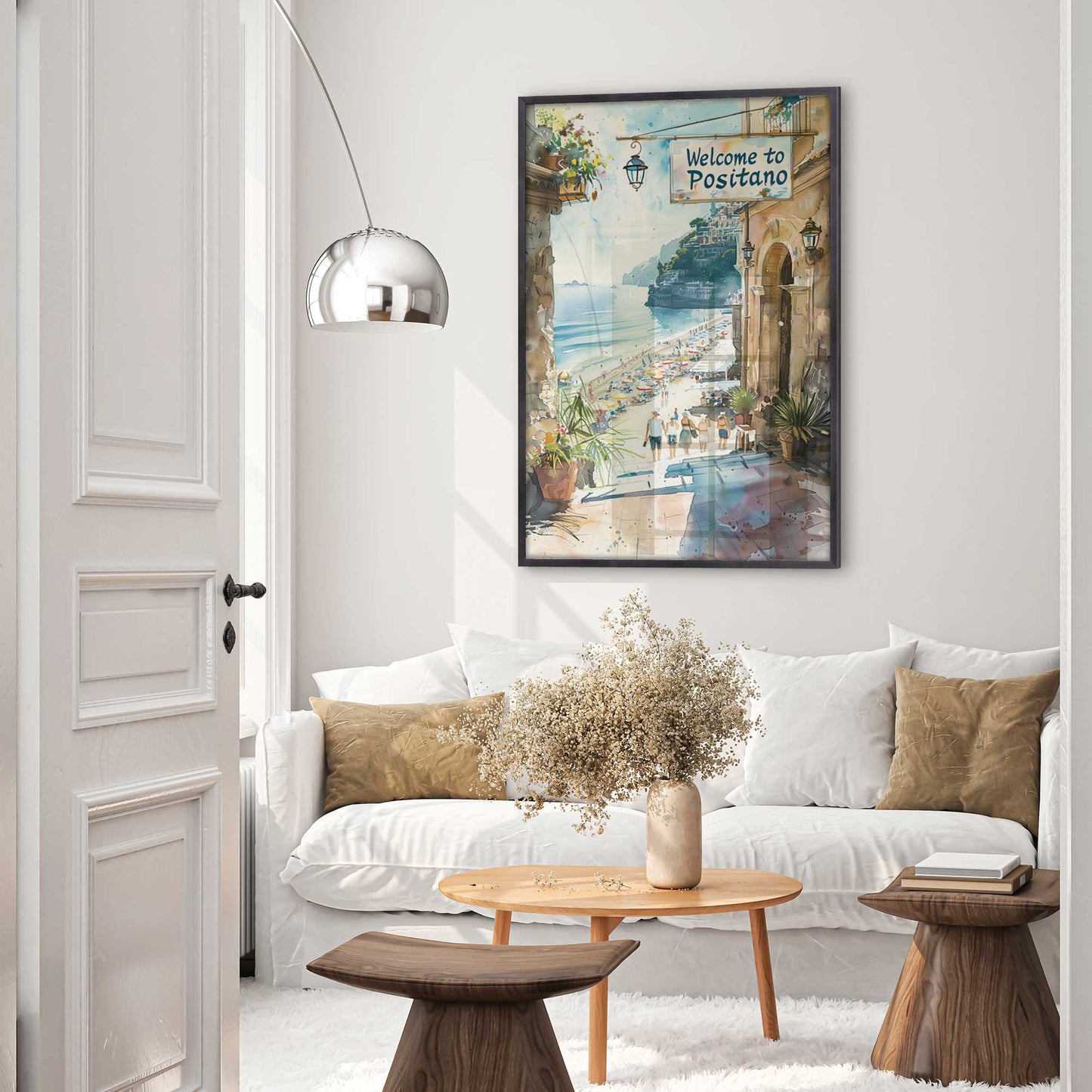 Welcome to Positano Art Print