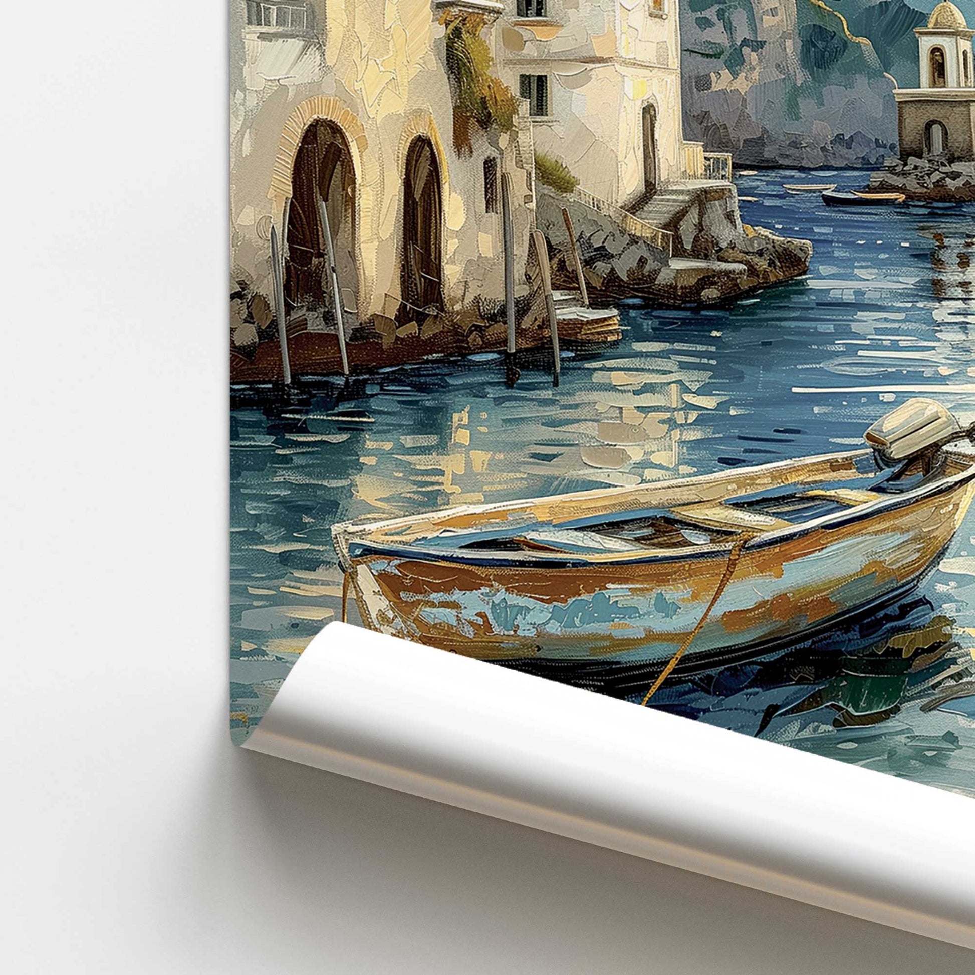 [color:Rolled Print], Picture of close up of art