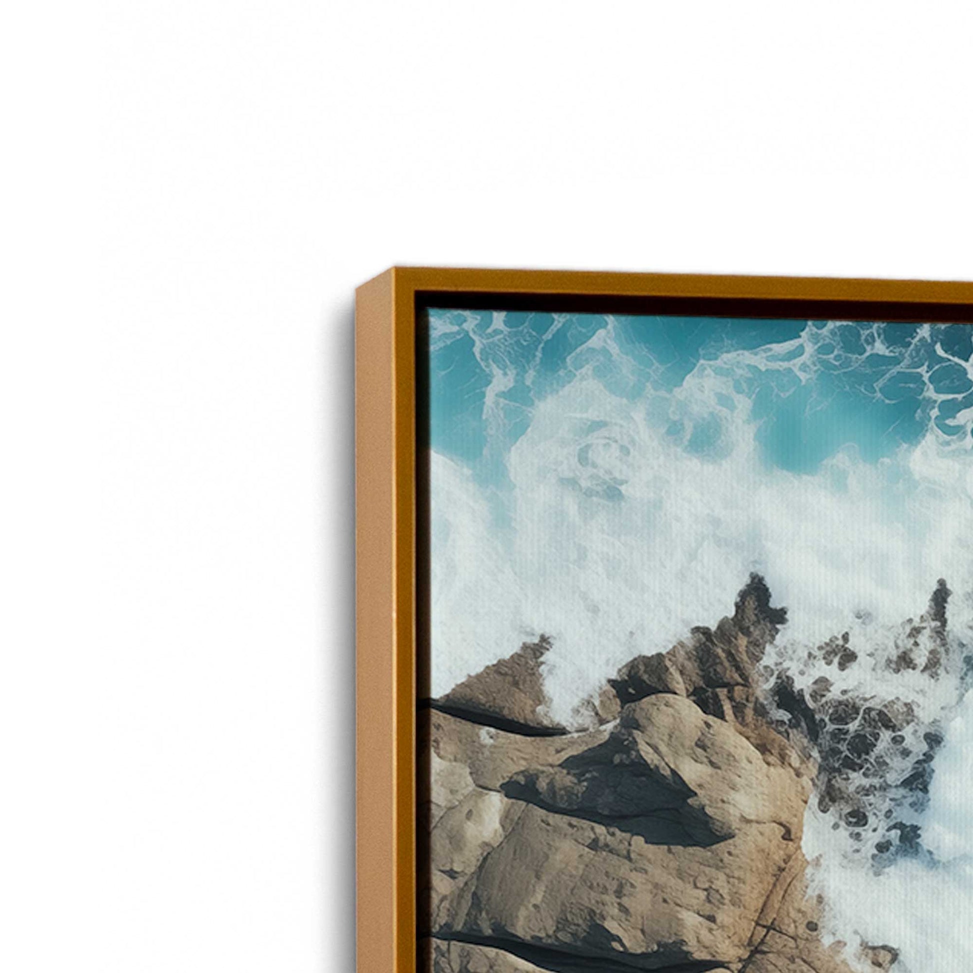 [Color:Polished Gold], Picture of the corner of the art