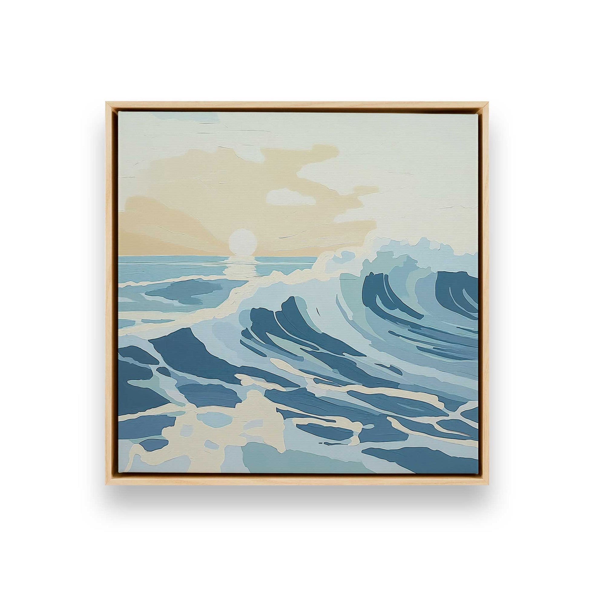 [Color:American Maple], Picture of art in a American Maple frame