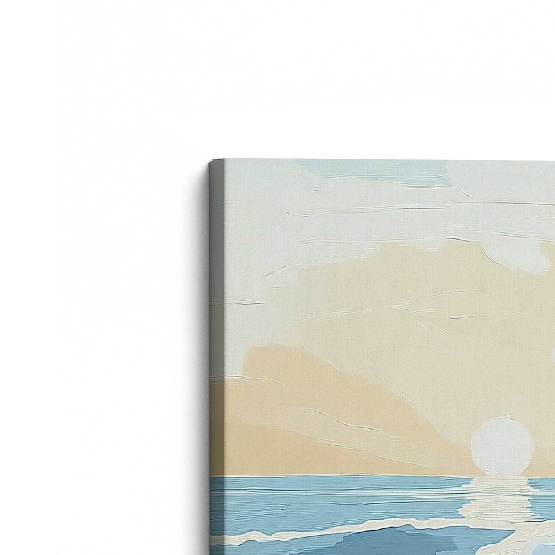 [Color:Stretched Canvas], Picture of art at an angle