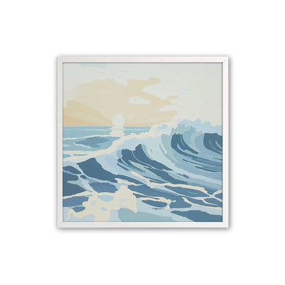 [Color:Opaque White], Picture of art in a Opaque White frame